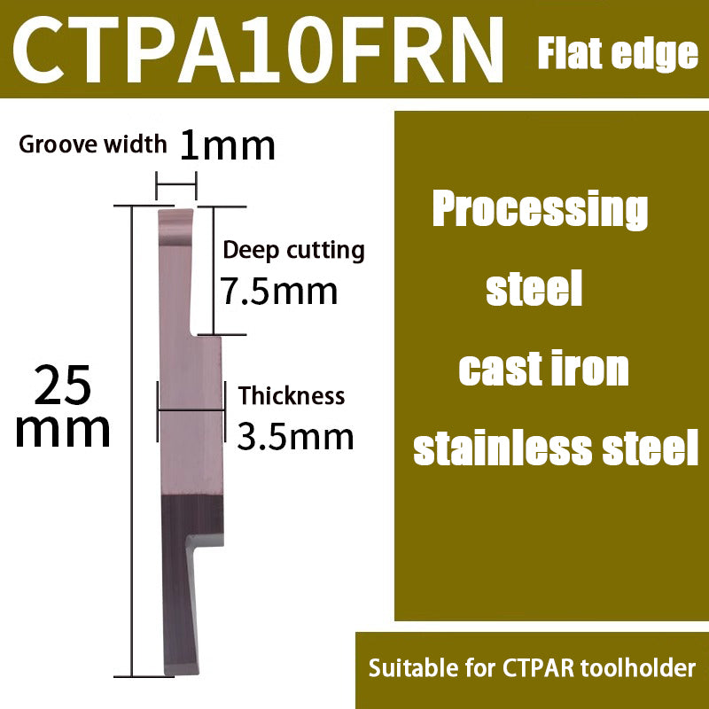 98-CTPA15FRN Swiss CNC Machine Blade Flat Bevel Groove Cutting Tool Shandong Denso Pricision Tools Co.,Ltd.